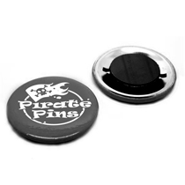 black custom button