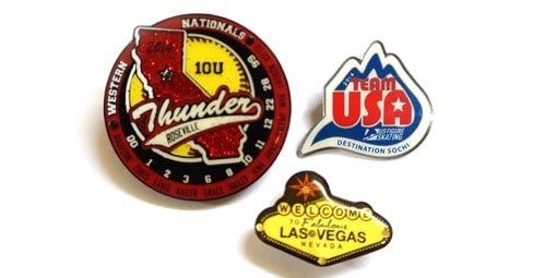 3 custom pins