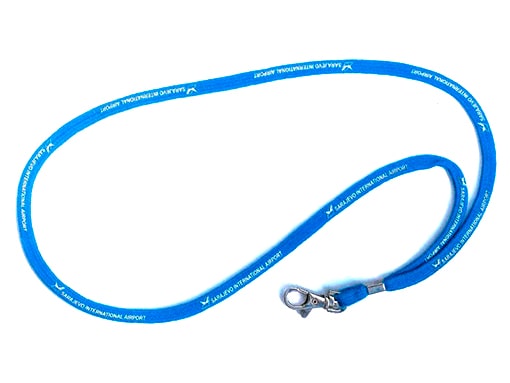 blue lanyard